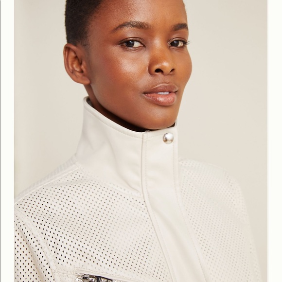 Imelda Perforated Moto Jacket - Picture 4 of 10